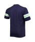 Men's College Navy Seattle Seahawks Big and Tall Arm Stripe T-shirt