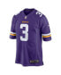 Men's Jordan Addison Purple Minnesota Vikings 2023 NFL Draft First Round Pick Game Jersey