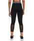 Pro 365 Women's Mid-Rise Cropped Mesh Panel Leggings