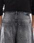 Pull&Bear super baggy fit jean in heavy washed dark grey