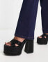 ASOS DESIGN power stretch flare in dark blue