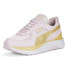 Puma Cruise Rider Nu Satin Lace Up Womens Gold, Pink Sneakers Casual Shoes 3899