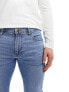 Lee Luke slim tapered fit jeans in worn light wash