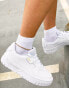 Puma Cali Dream chunky trainers in triple white