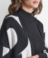 Women's Collarless Open-Front Long-Sleeve Cardigan