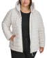 Plus Size Hooded Packable Puffer Coat, Created for Macy's