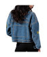 Women's Los Angeles Rams First Finish Medium Denim Full-Button Jacket