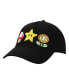 Men's Brothers Power-Ups Black Traditional Adjustable Hat