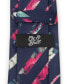 Men's Painted Floral Stripe Tie