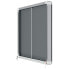 NOBO Premium Plus 8xA4 Sheets Interior Display Case Felt Surface With Sliding Door