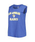 Women's Royal Los Angeles Rams Plus Size Tank Top