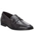 Ted Baker Adlerrc Debossed Leather Saddle Loafer Men's Black 46