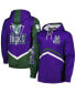 Men's Purple Milwaukee Bucks Undeniable Full-zip Windbreaker Jacket