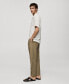 Men's Drawstring Detail Striped Pants