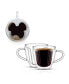 Disney Mickey Mouse 3 Dimensional Espresso Cups Set, 2 Piece