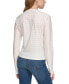 Women's Studded Crewneck Long-Sleeve Top