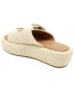 Gentle Souls By Kenneth Cole Theresa Leather & Raffia Flat Women's 9.5