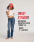 Women's Mid-Rise Sweet Straight-Leg Jeans