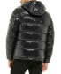 Men's High Shine Hooded Puffer Jacket