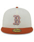 Men's Cream, Orange Boston Red Sox 59FIFTY Fitted Hat