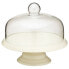 KITCHENCRAFT Ceramic Cake Stand With Glass Dome