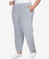 Plus Size Drama Queen Casual Average Length Velour Pants