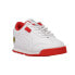 Puma Ferrari Roma Via Perf Ac Lace Up Boys White Sneakers Casual Shoes 3073790