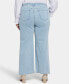 Plus Size Teresa Wide Leg Ankle Fray Hem Jeans