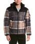 Point Zero Hooded Cut & Sew Touch Print Jacket Men's