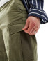 Jack & Jones wide fit cargo trouser in khaki