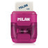 MILAN Display Box 16 Eraser With Pencil Sharpener Compact