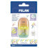 MILAN Blister Pack Capsule Eraser With Pencil Sharpener New Look Series