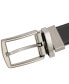 Men's Reversible Feather Stitch-Edge Belt