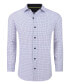 Men's Plaid Four-Way Stretch Button Down Slim Fit Shirt