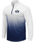 Men's Navy BYU Cougars Magic Team Logo Quarter-Zip Jacket