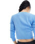 JDY long sleeve v-neck cardigan in blue