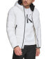 Men's Chevron Stretch Jacket With Sherpa Lined Hood