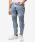 Raw X Men's Skinny Fit Moto Jeans