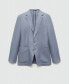 Men's Herringbone Linen Suit Jacket