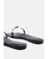 Women's Scoth Clear Buckled Quilted Slides