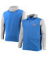 Men's Royal, Gray New York Giants Big and Tall Alpha Full-Zip Hoodie Jacket