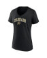 Women's Black Colorado Buffaloes Evergreen Campus V-Neck T-shirt