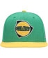 Men's Green LA Galaxy Throwback Logo Snapback Hat