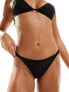 Weekday Ava tanga bikini bottom in black