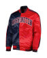 Men's Navy, Red Washington Wizards Fast Break Satin Full-Snap Jacket