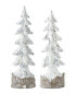 K&K Interiors Set Of 2 Resin Antique Trees