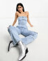 ASOS DESIGN denim cargo jumpsuit