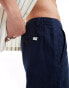 Selected Homme linen mix shorts in navy