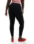 COLLUSION Plus deep waistband legging in black