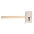 STEIN Rubber mallet white wood handle 700g